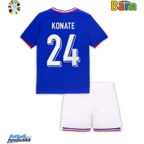 Frankrike Ibrahima Konate #24 Hjemmedraktsett Barn EM 2024 Kortermet (+ Korte bukser)